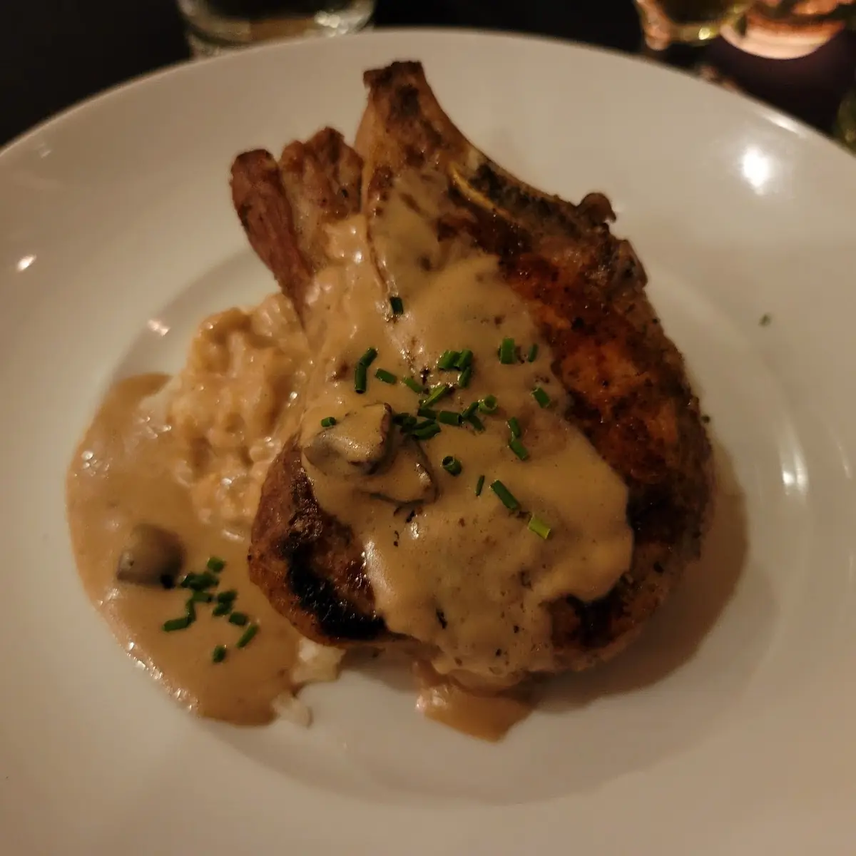 Pork Chop with Risotto