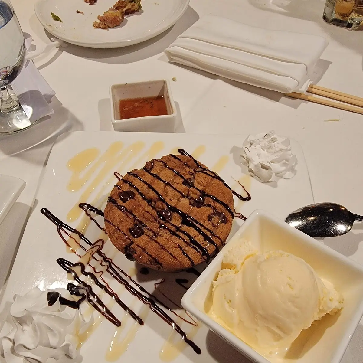 Chocolate Chip Cookie Lava Cake