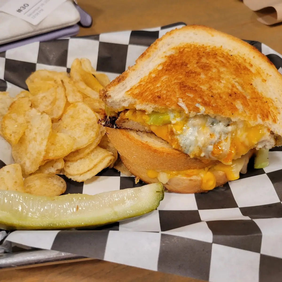 Buffalo Chicken Griled Cheese