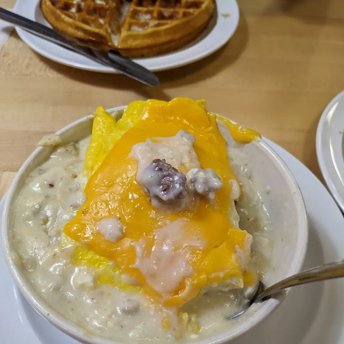 Breakfast Bowl with Hash Browns