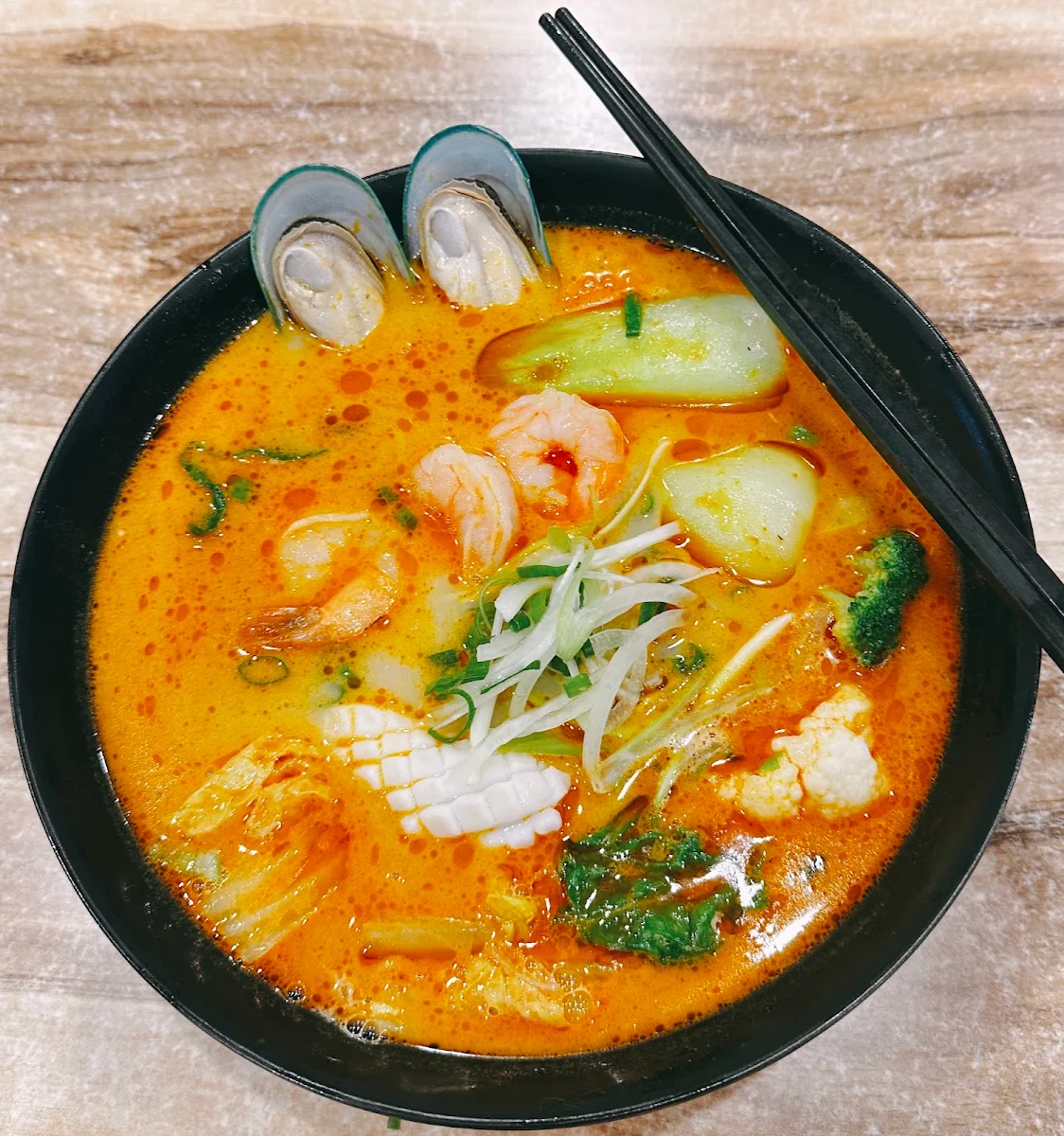Laksa Noodle Soup, Blue Lotus Restaurant & Cafe Vietnamese Cuisine