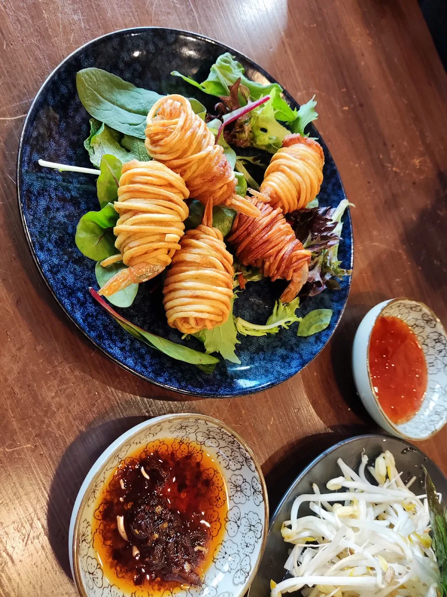 Potato Warp Prawn, Blue Lotus Restaurant & Cafe Vietnamese Cuisine