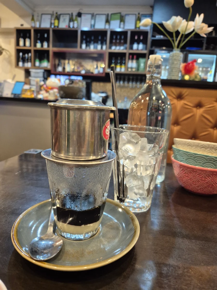 Vietnamese Iced Coffee, Blue Lotus Restaurant & Cafe Vietnamese Cuisine