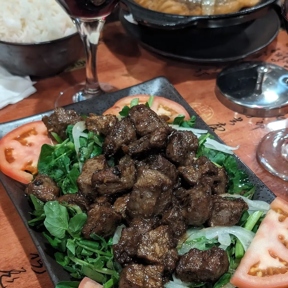 Shaking Beef Salad