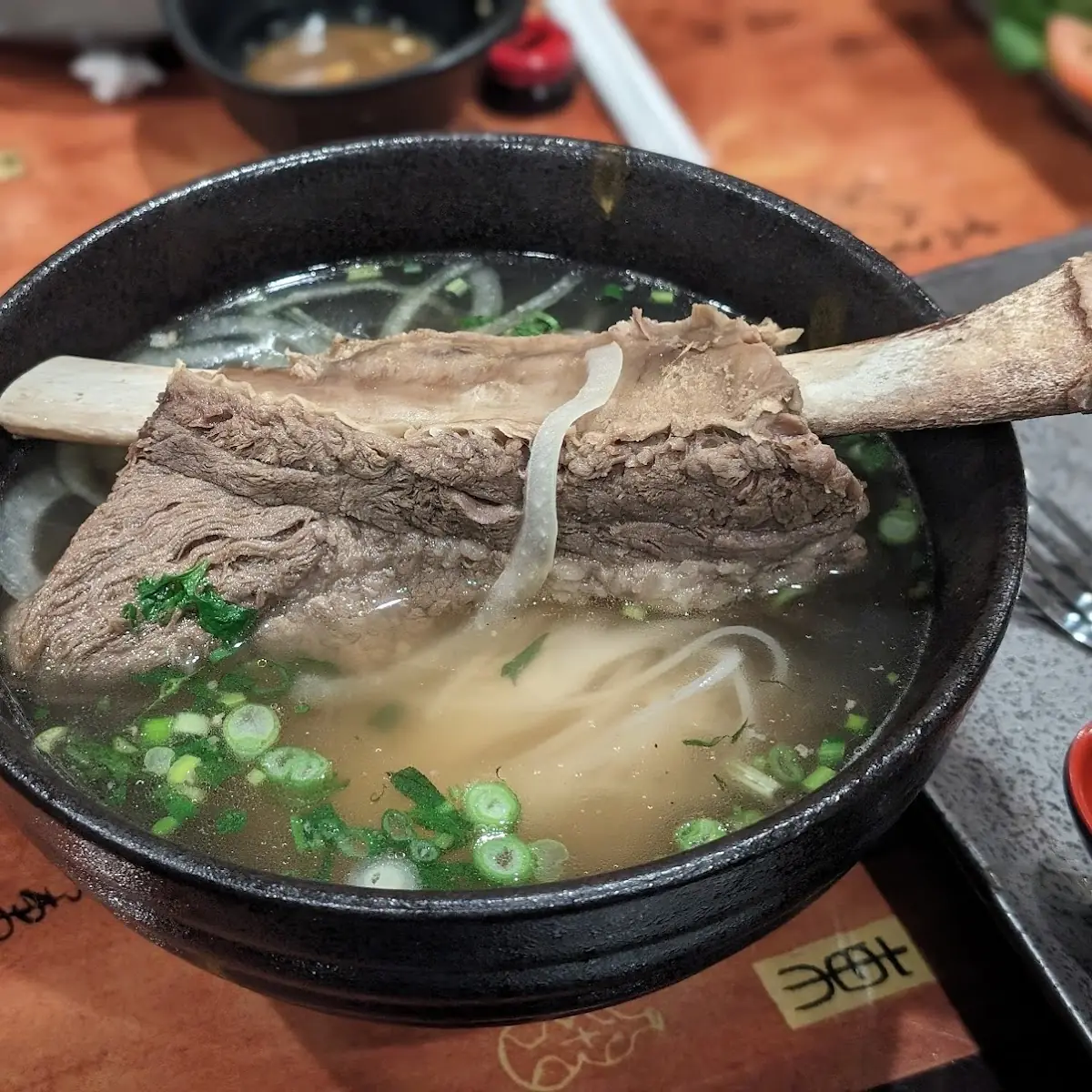 Short Rib Pho with Bean Sprouts