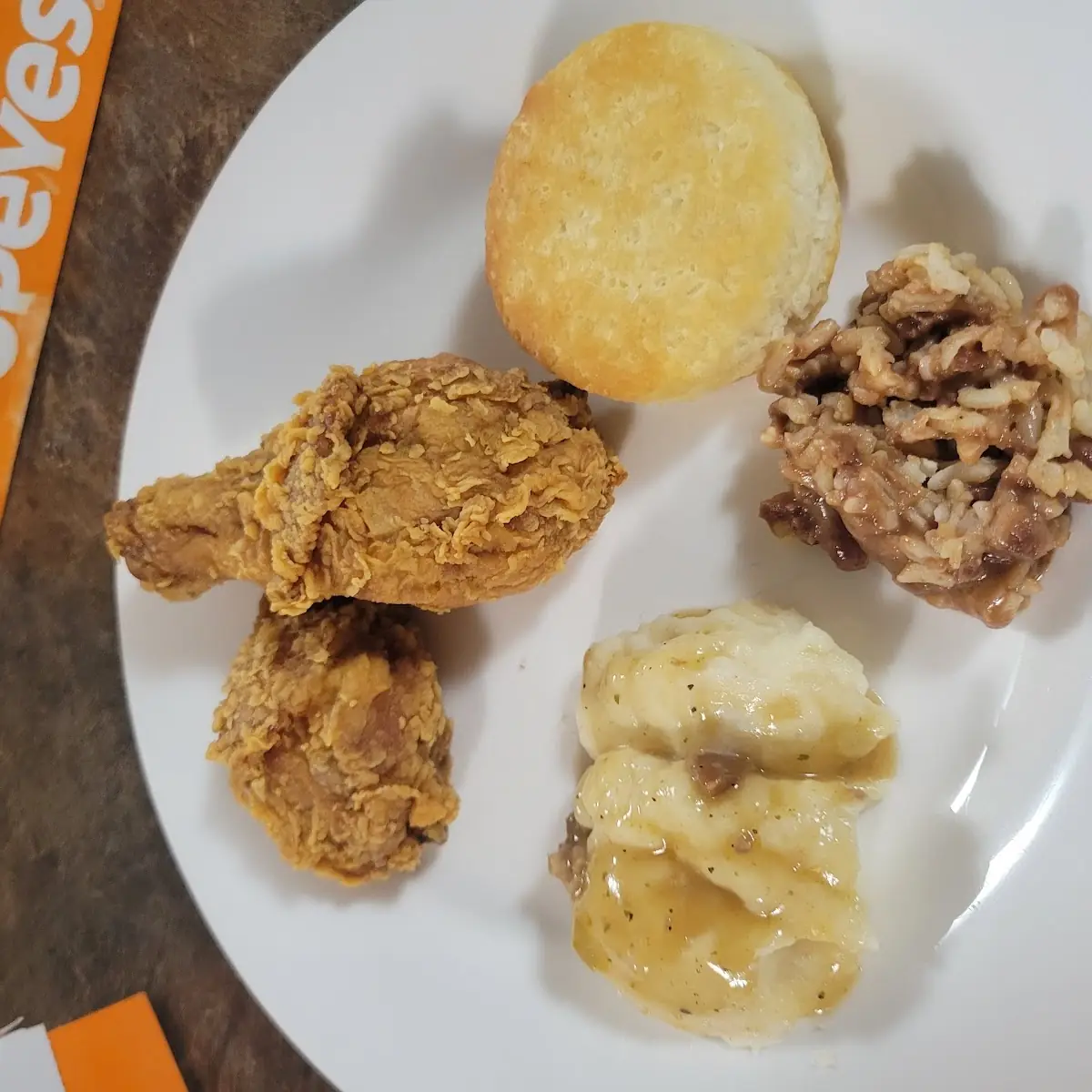 Spicy Fried Chicken Dinner