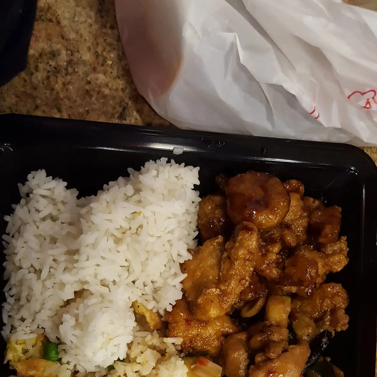 Orange Chicken and Fried Rice Combo