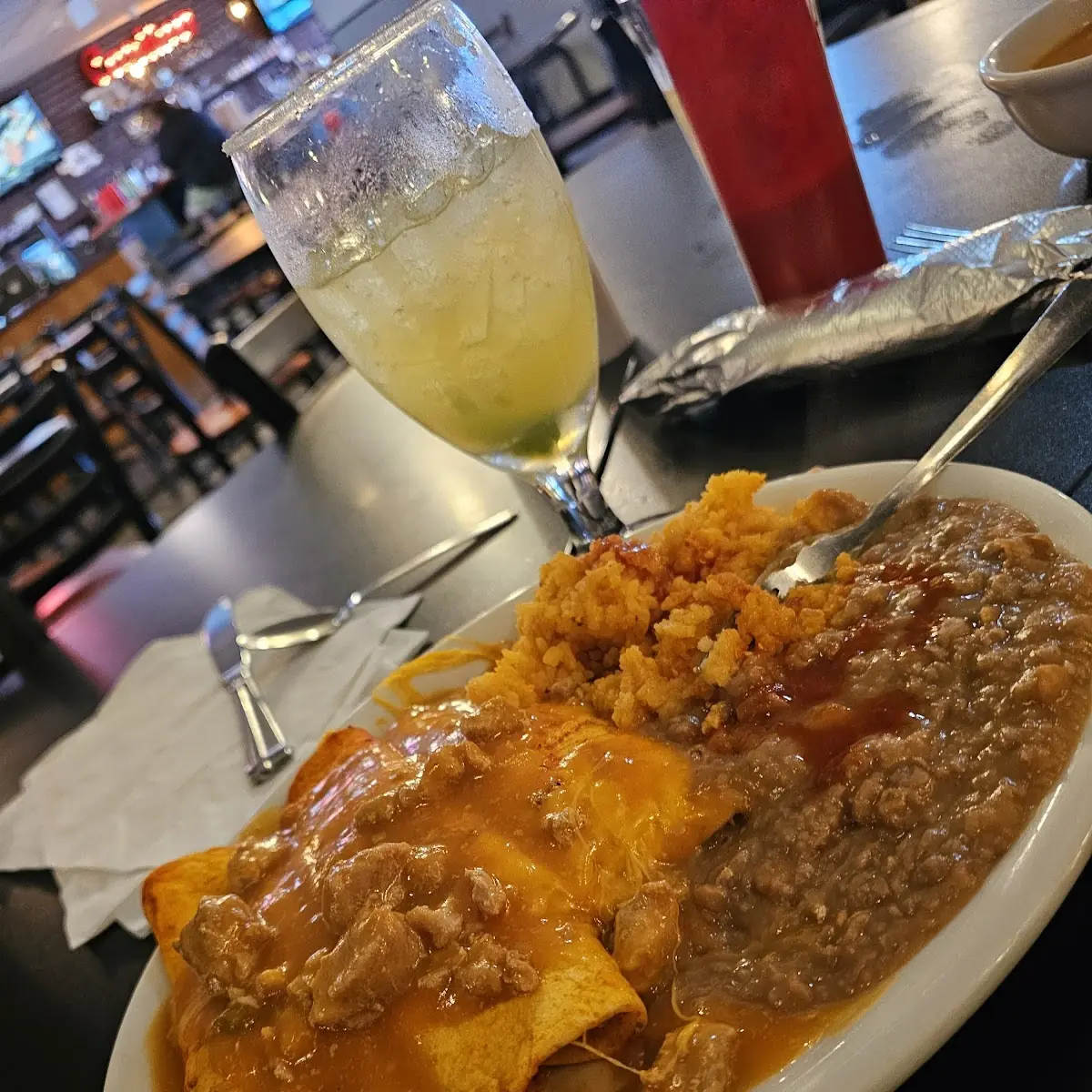 Enchiladas with Green Chili