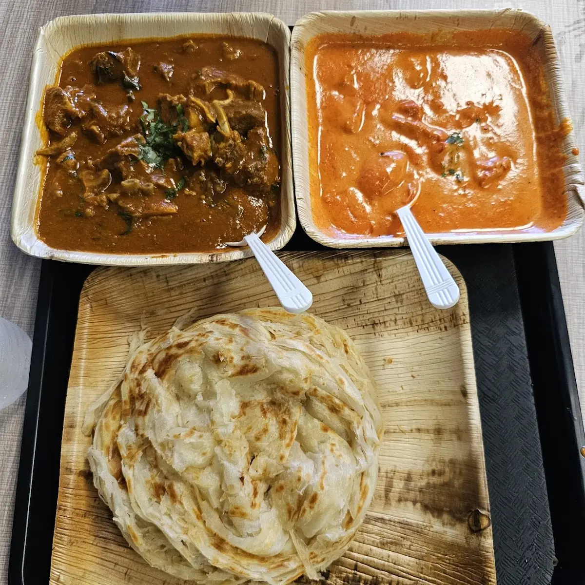 Mutton Curry Butter Chicken Porotta