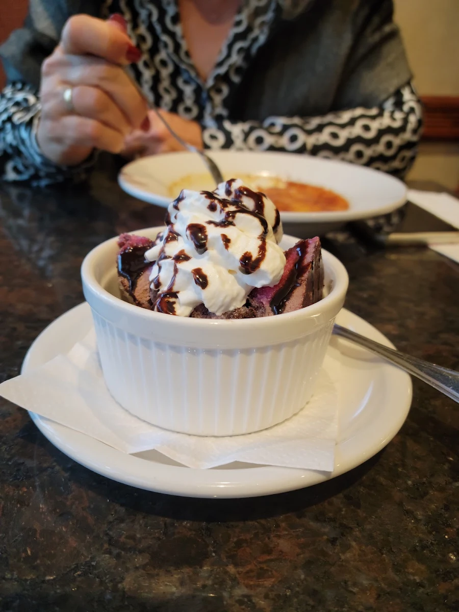 Chocolate Raspberry Tartufo, Valens Restaurant Inc