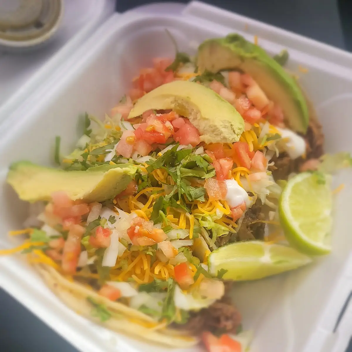 Barbacoa Tacos Mexican Style Add Avocado