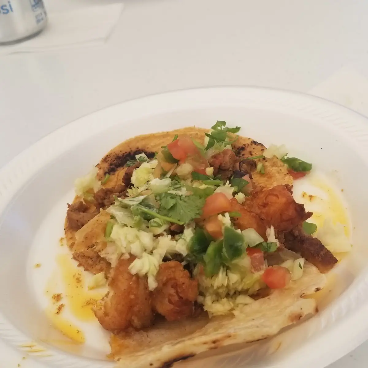 Shrimp Taco Carne Asada Taco
