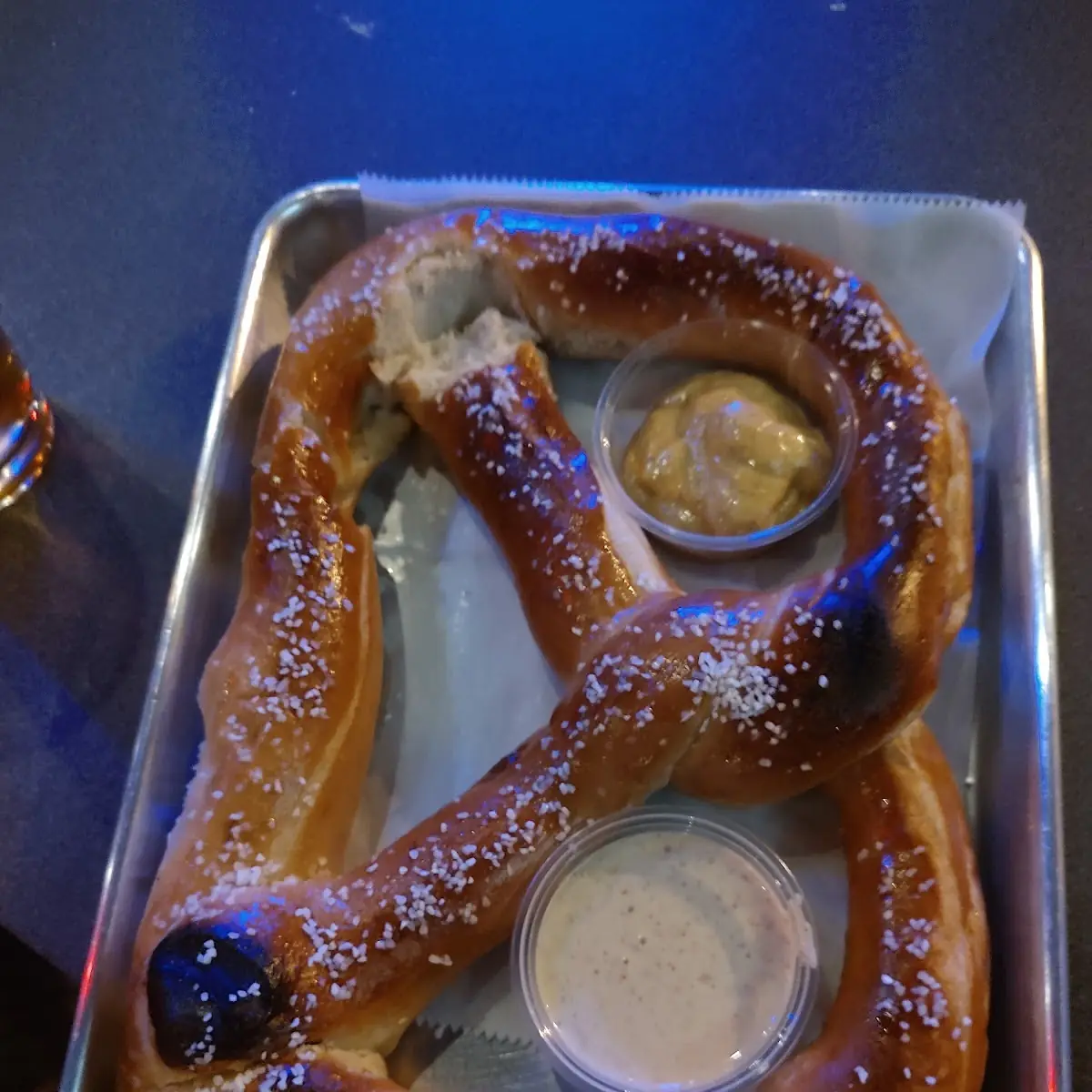 Bacon & Cheddar Stuffed Pretzel