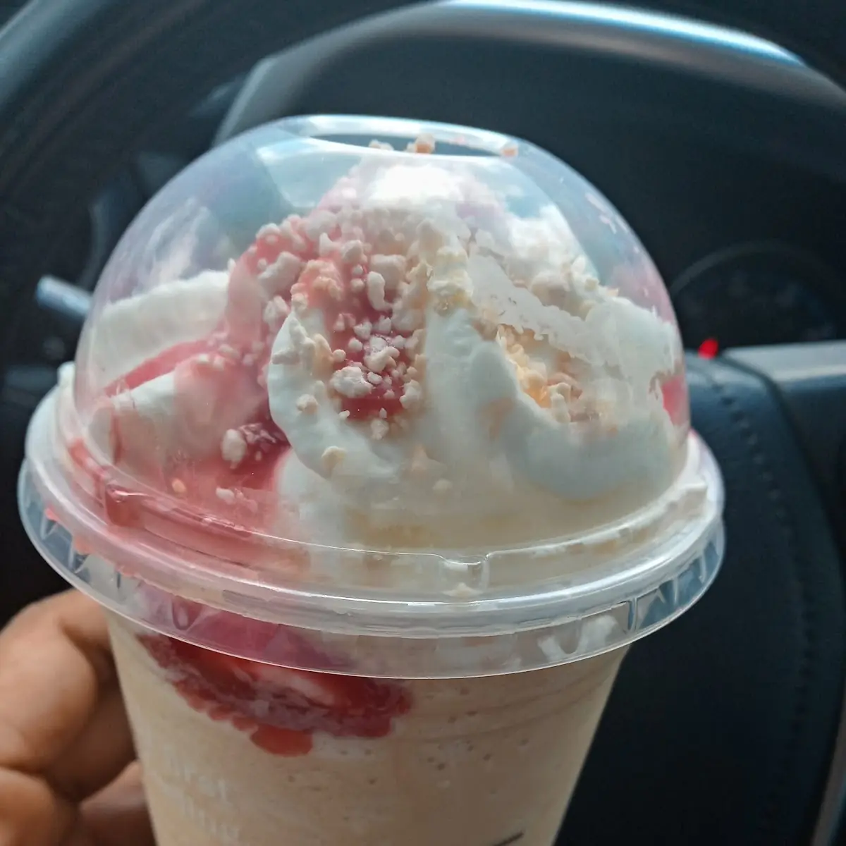 Strawberry Crème Frappuccino Blended Beverage