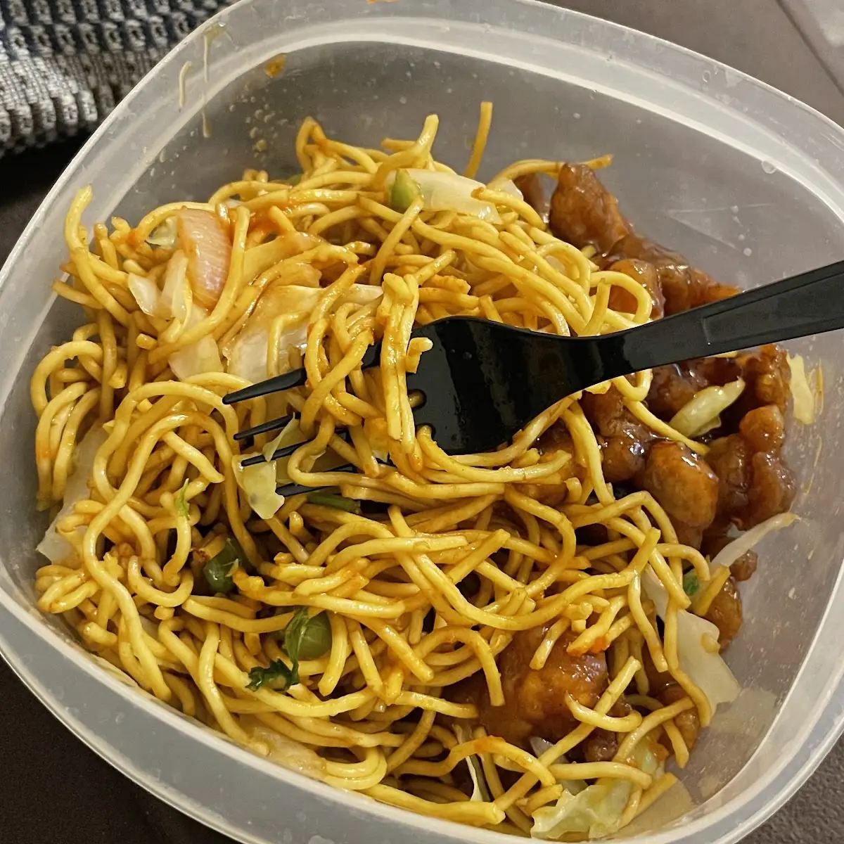 Orange Chicken Spaghetti
