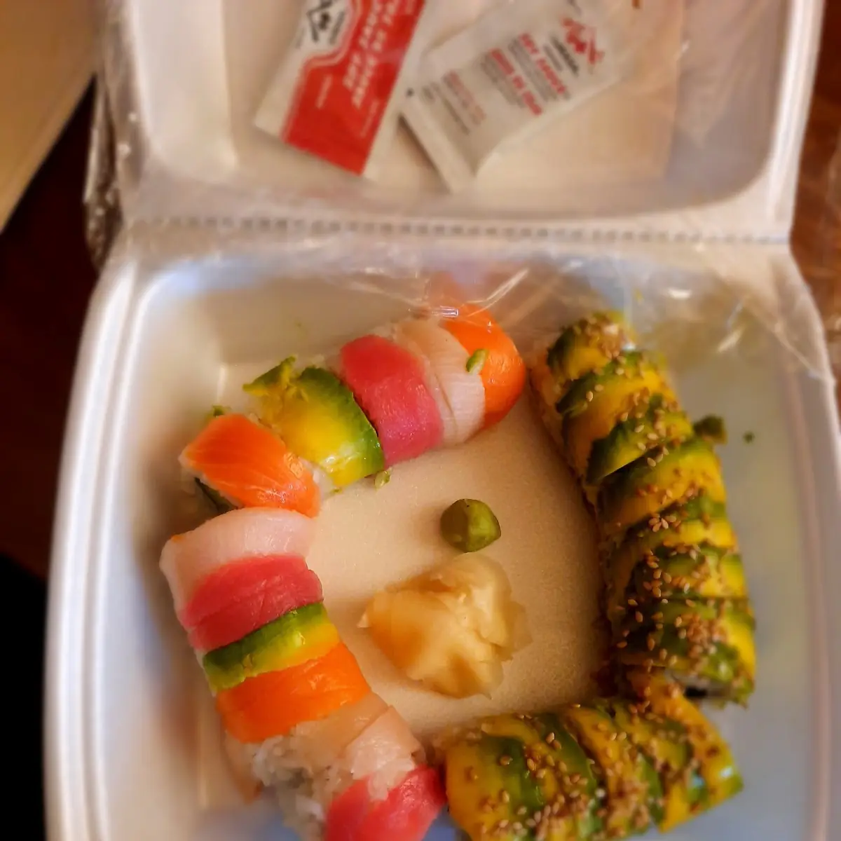 Rainbow Roll and Caterpillar Roll