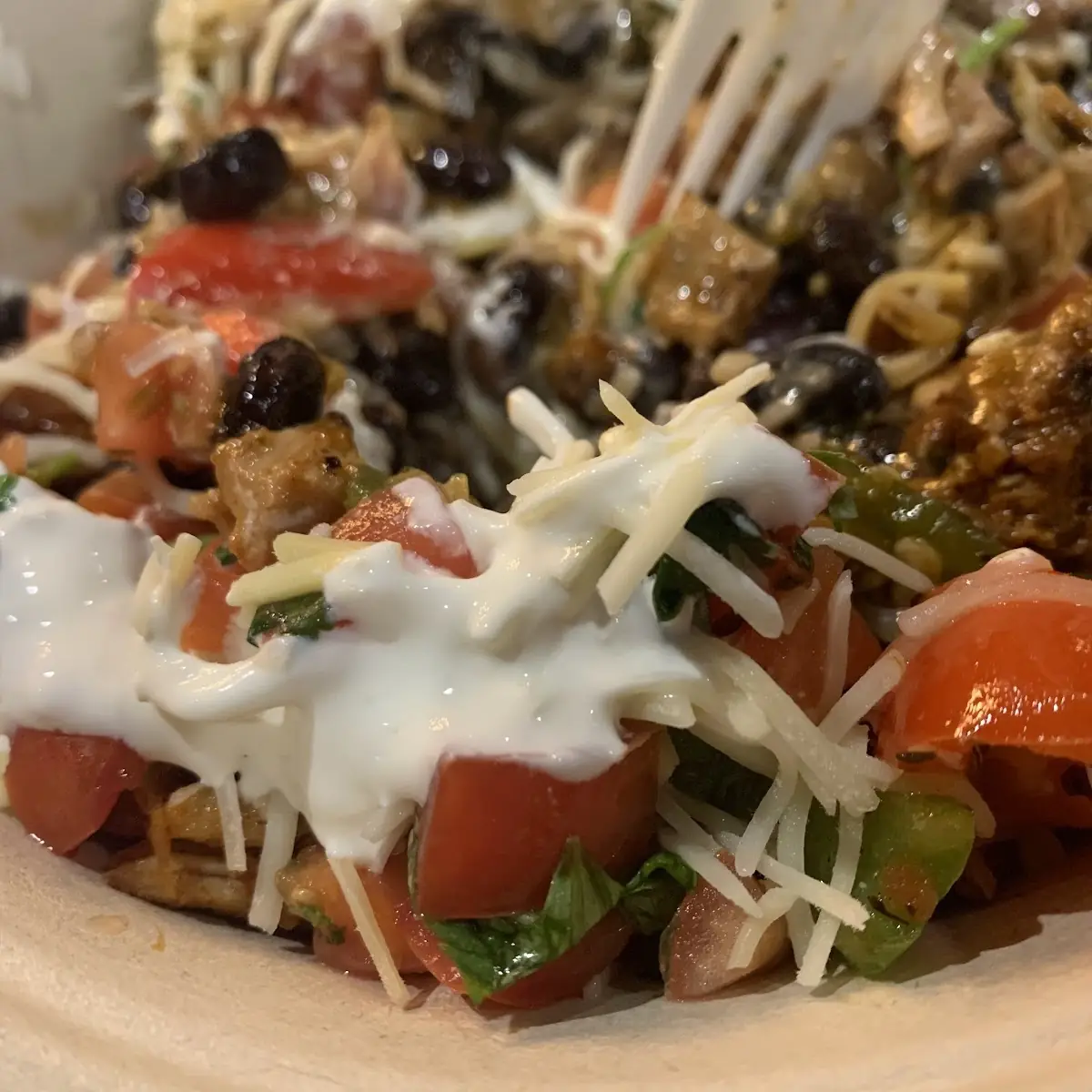 Pulled Pork Taco Salad