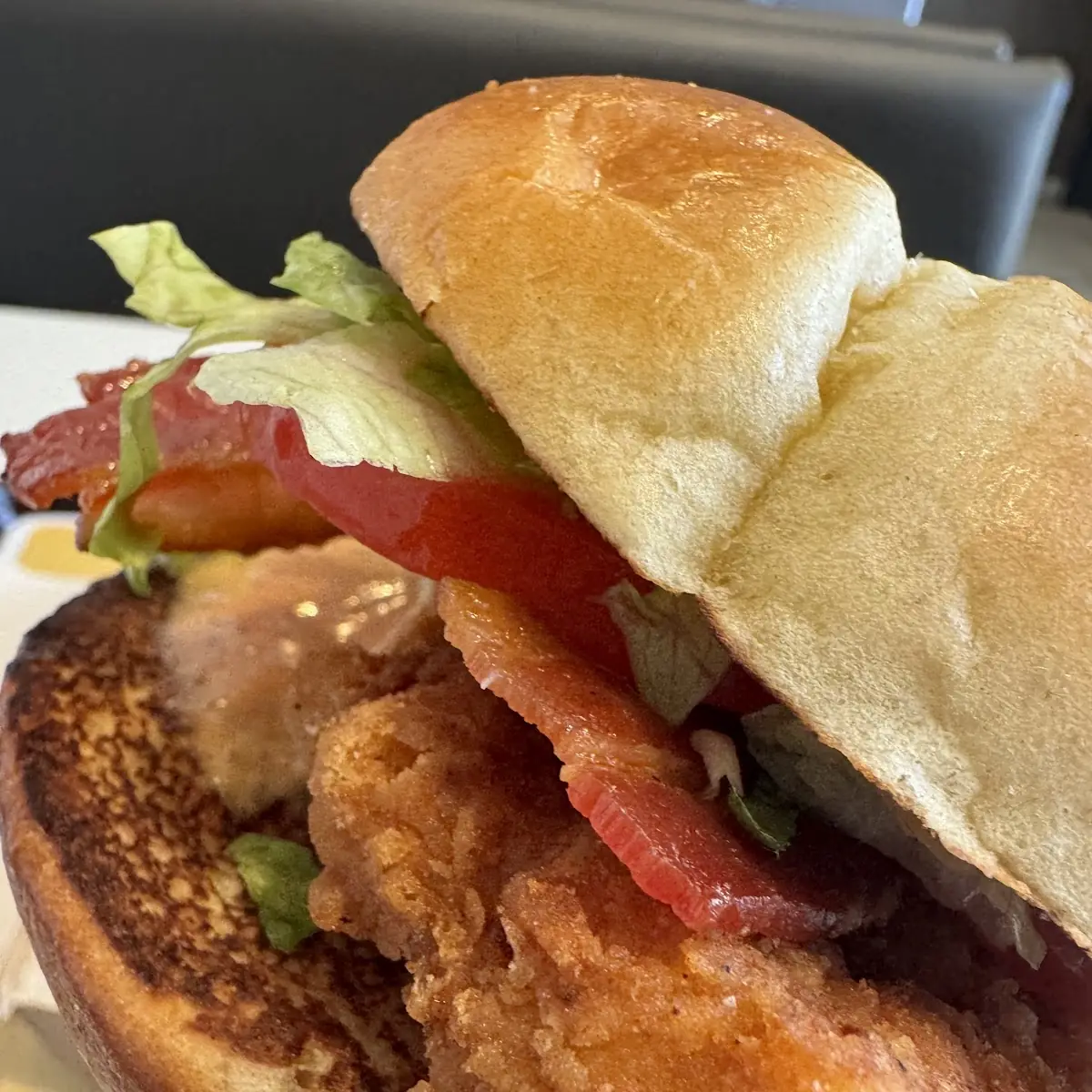 Deluxe Crispy Chicken Add Bacon Sandwich