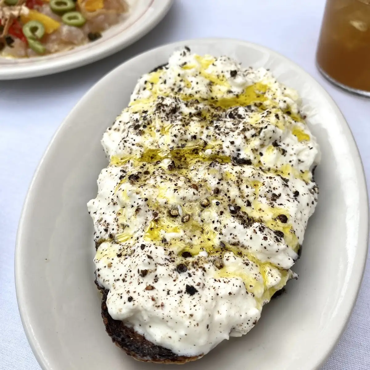 Stracciatella & Olive Oil Bruschetta