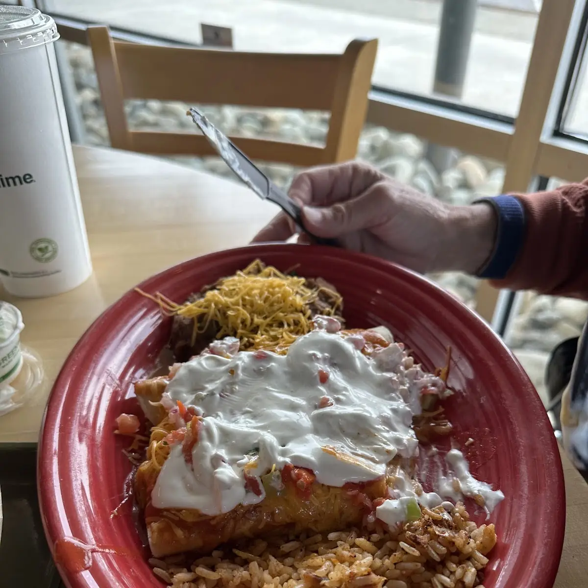 Chicken Enchilada Platter