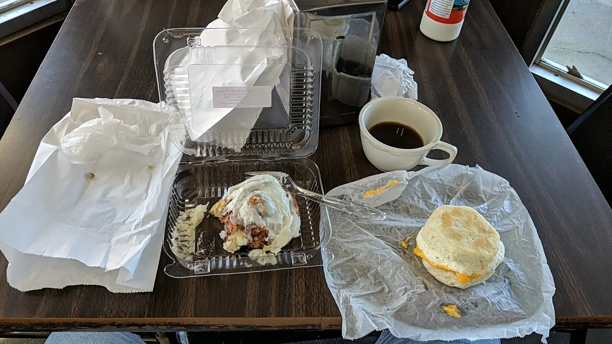 Sausage Biscuit Bomb and Cinnamon Roll