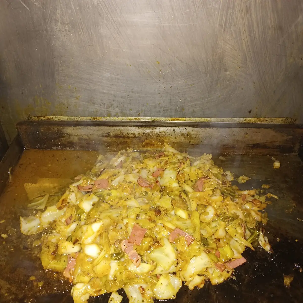 Smoother Cabbage with Turkey Bacon