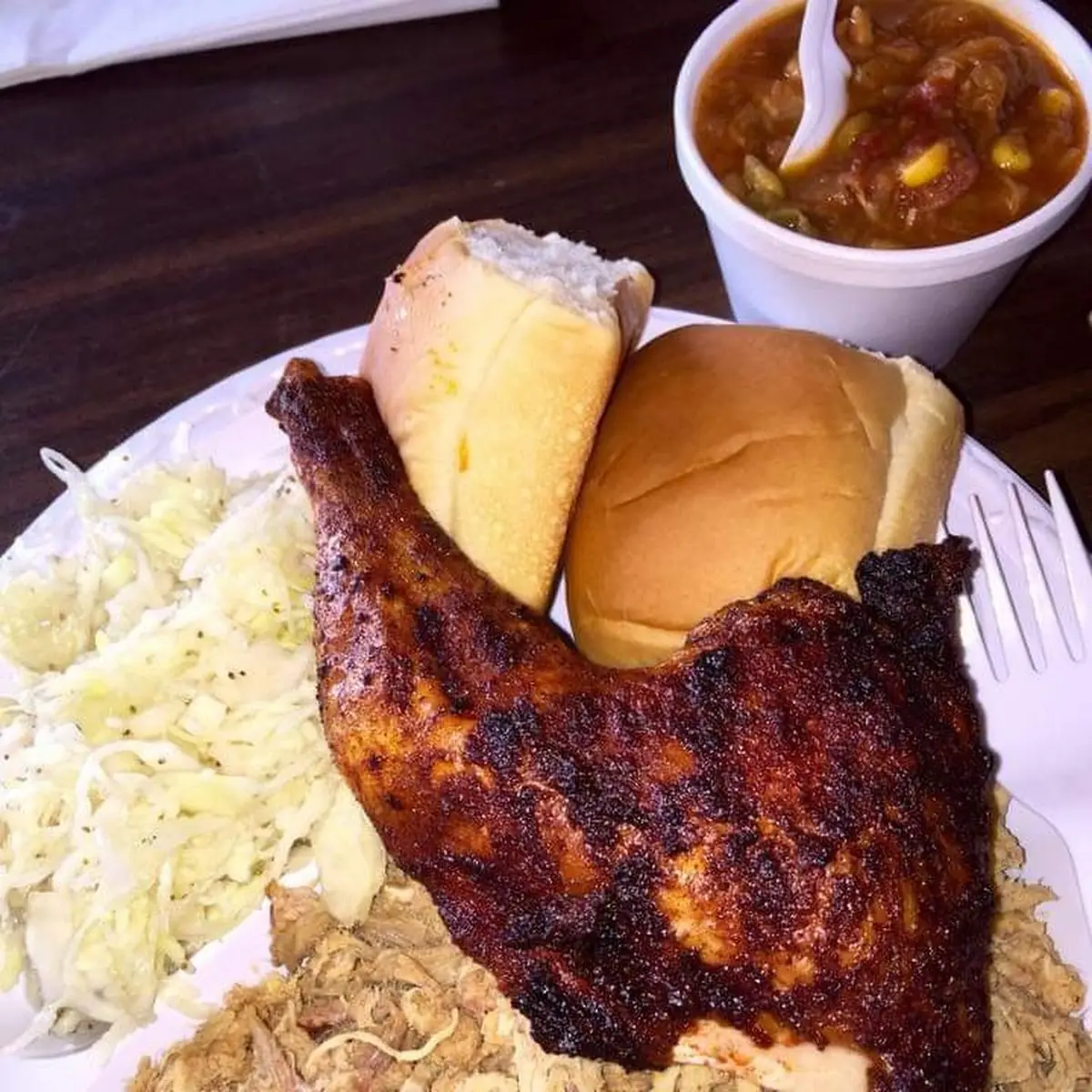Hickory Smoked Chicken Plate 1 2