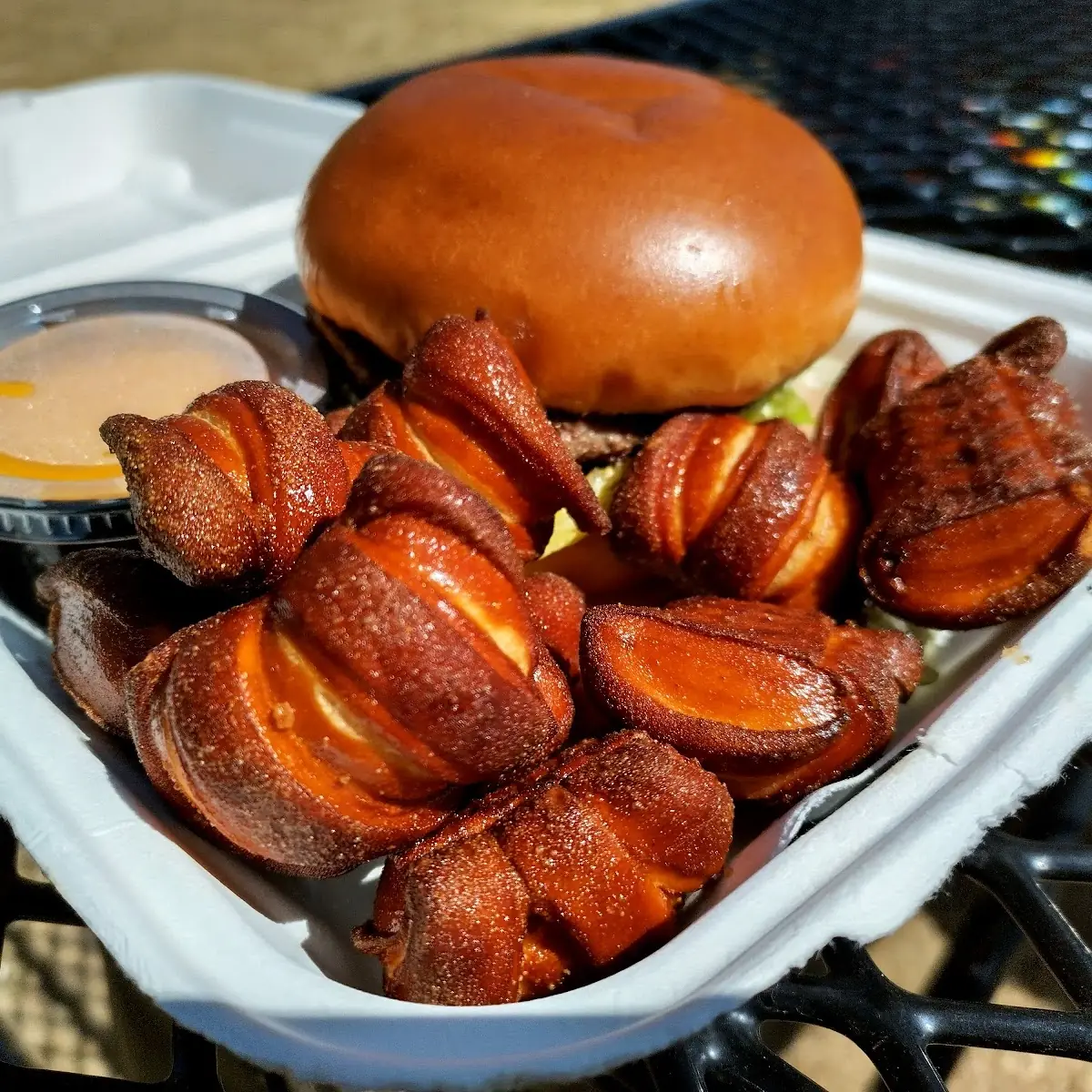 Pretzel Bites with Hamburger