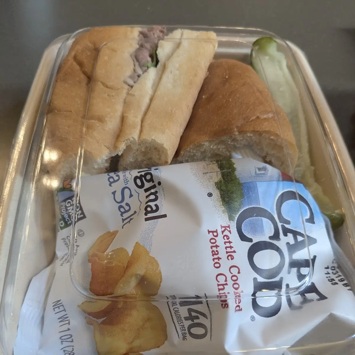 Sandwich with Potato Chips