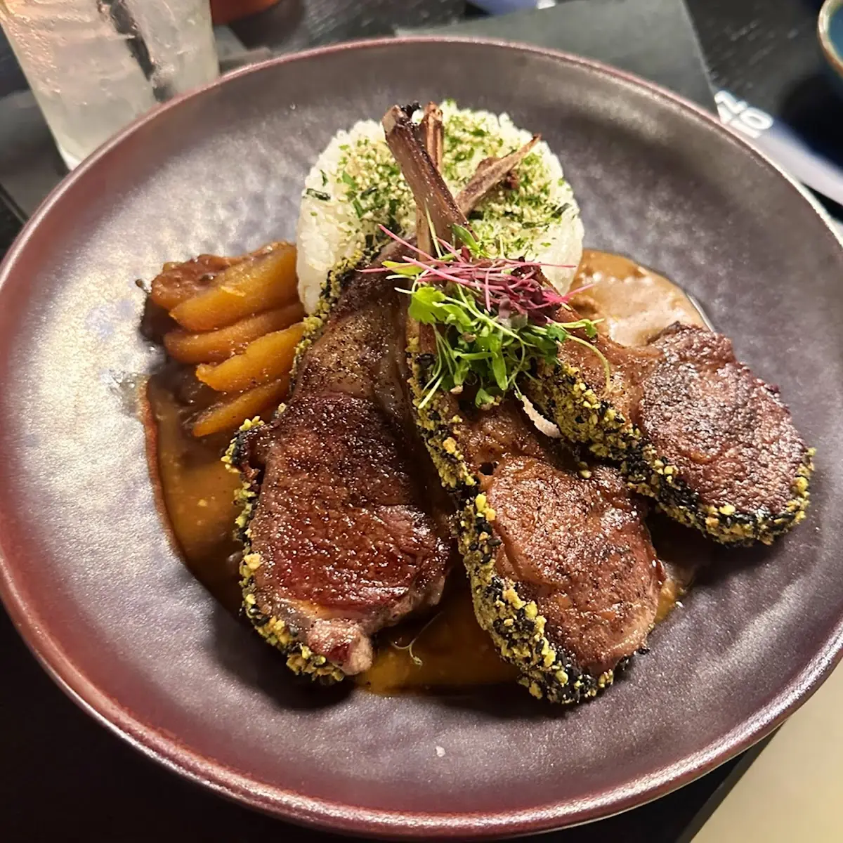 Curry Crusted Lamb Chops