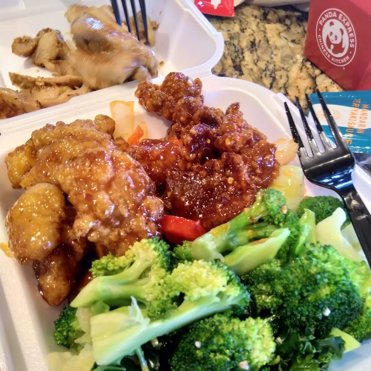 Orange Chicken Beijing Beef and Super Greens