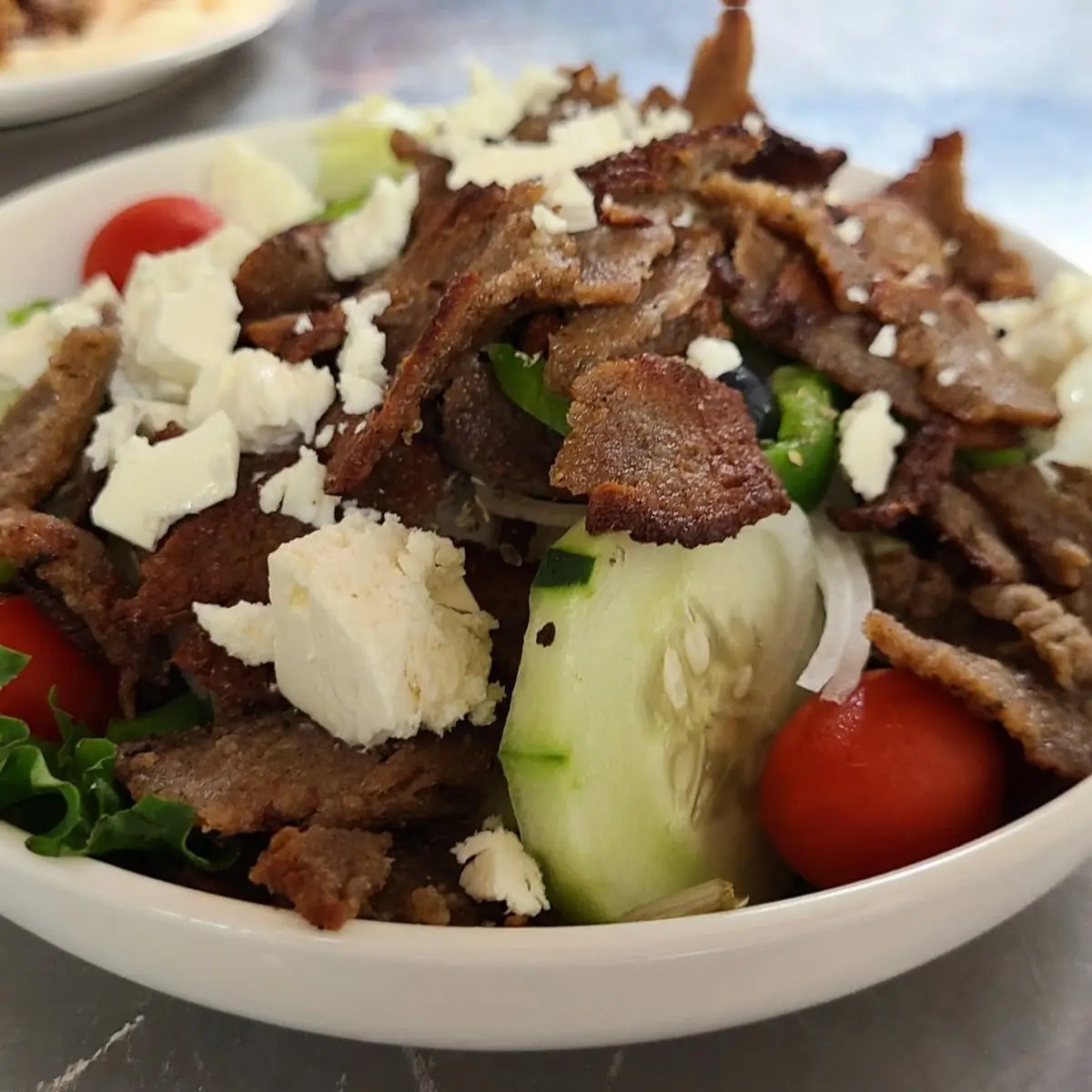 Gyro Meat & Two Eggs