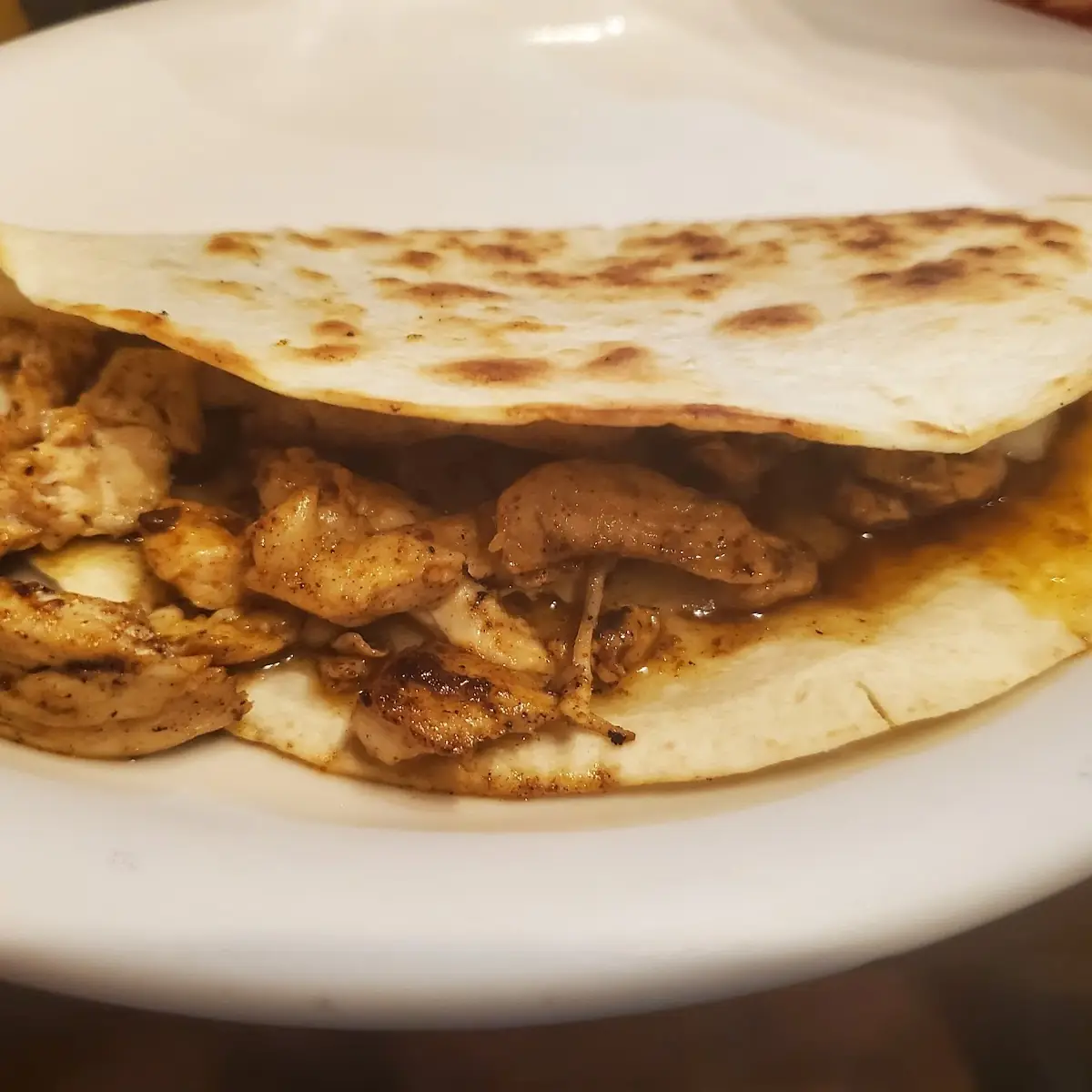 Chicken and Cheese Quesadilla