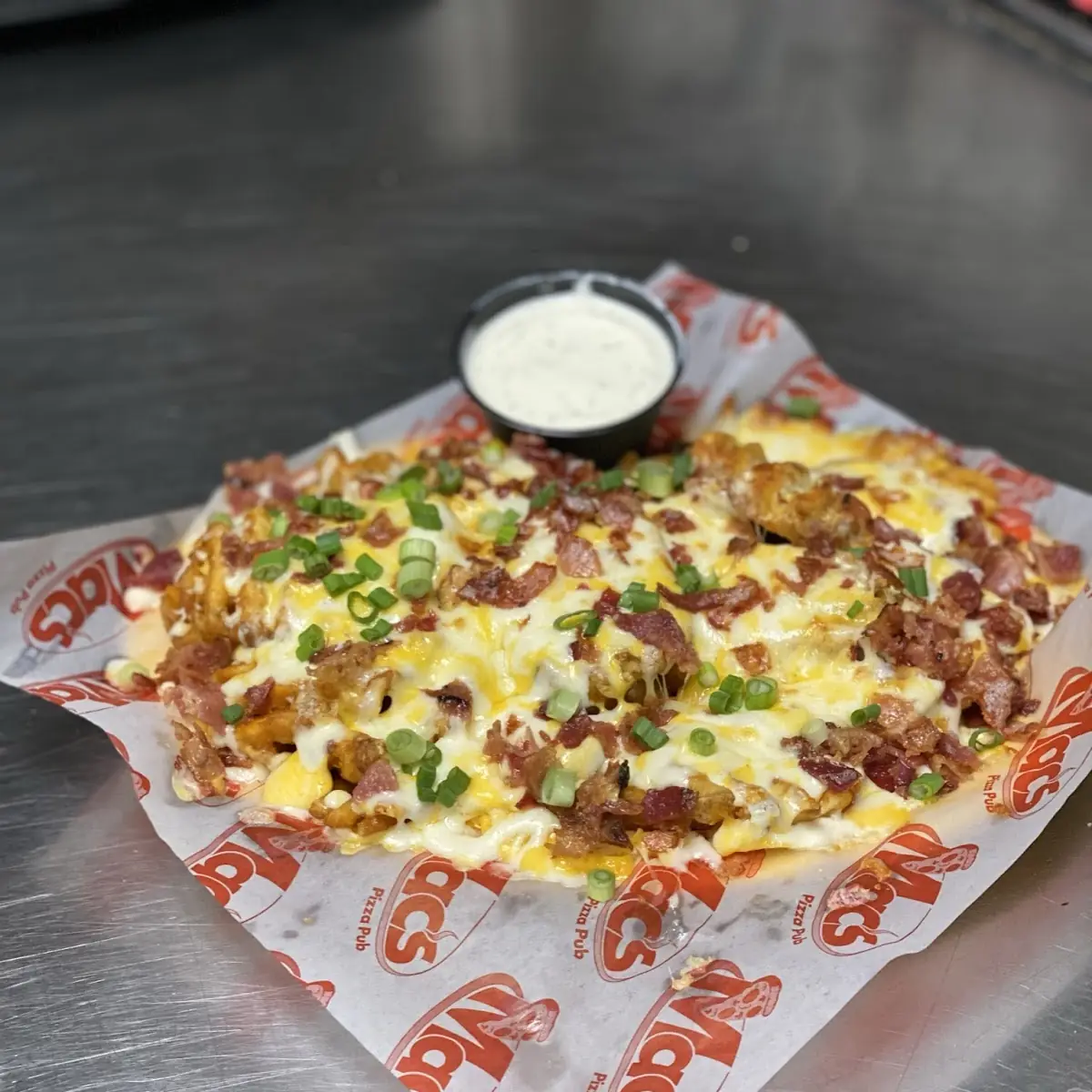 Loaded Fries with Ranch Dip