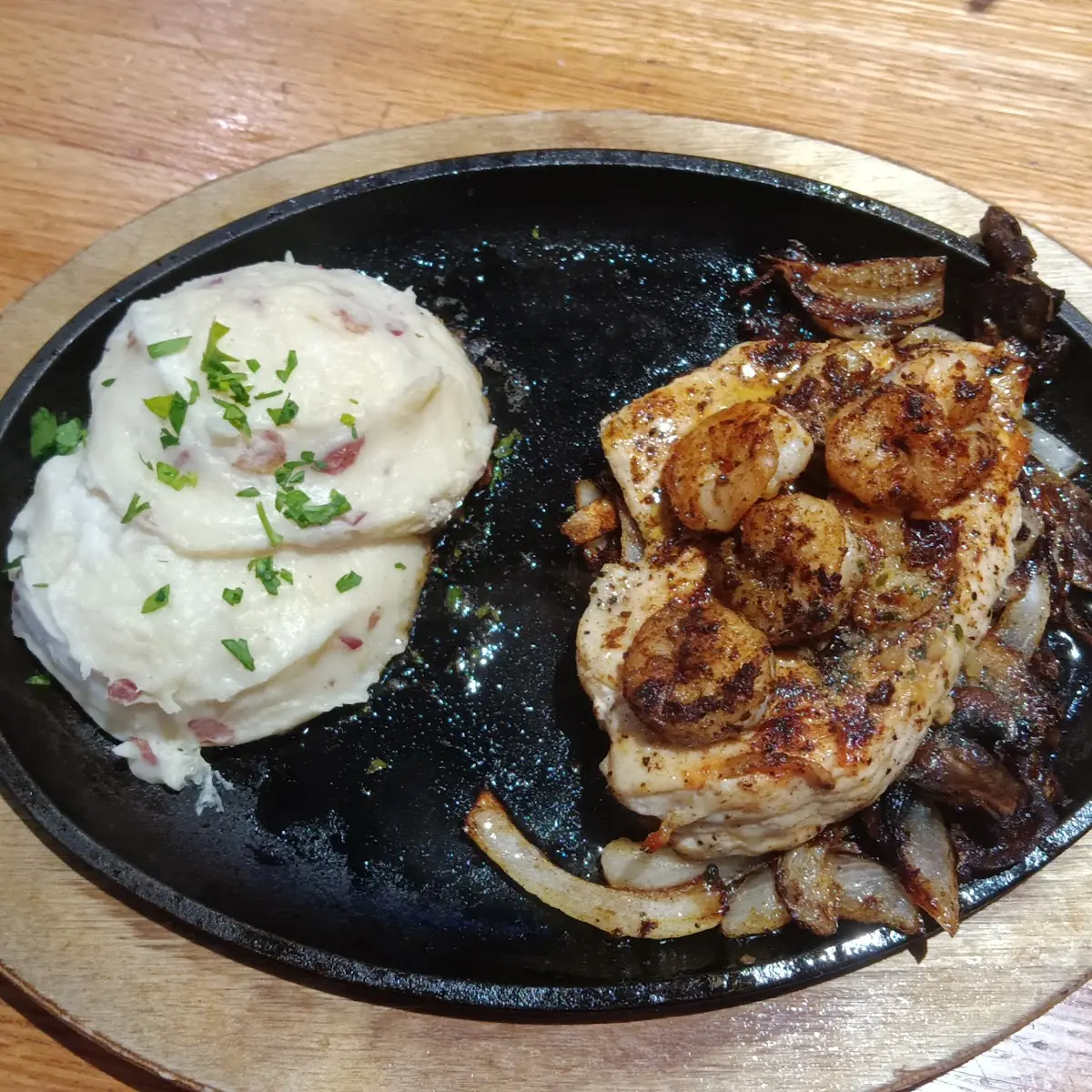 Shrimp 'N Parmesan Sirloin