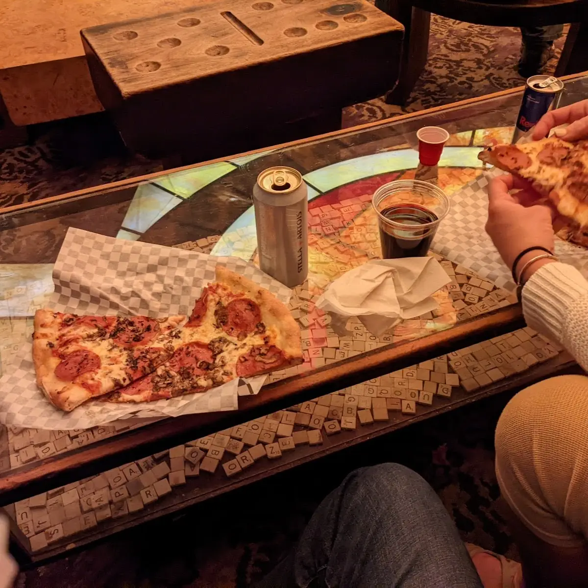 Pepperoni and Cheese Pizza Slice