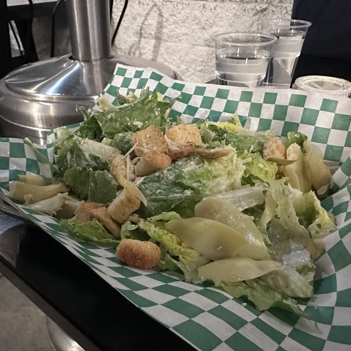Caesar Salad with Artichoke Hearts