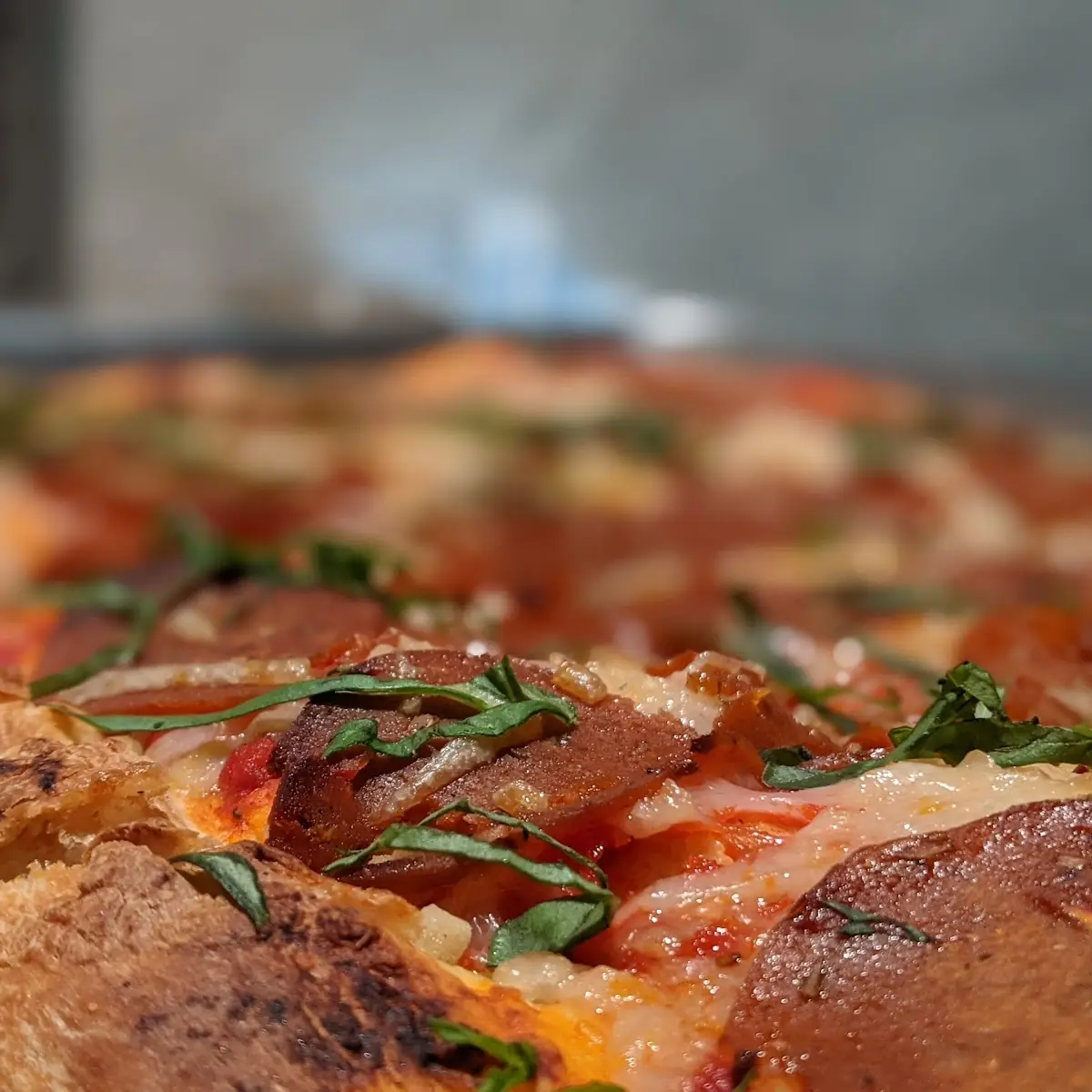 Vegan Pepperoni Pizza