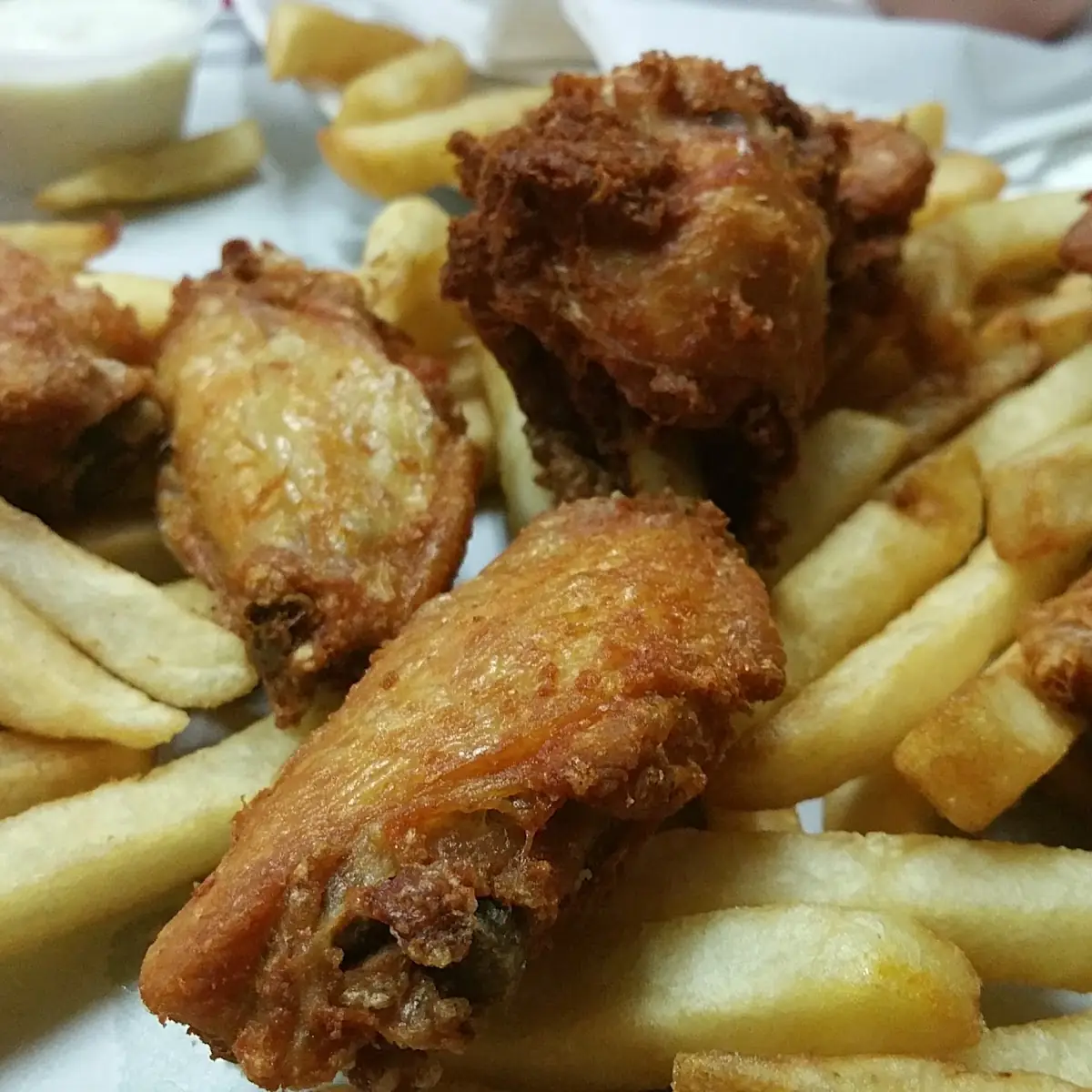 Buffalo Wings and Fries