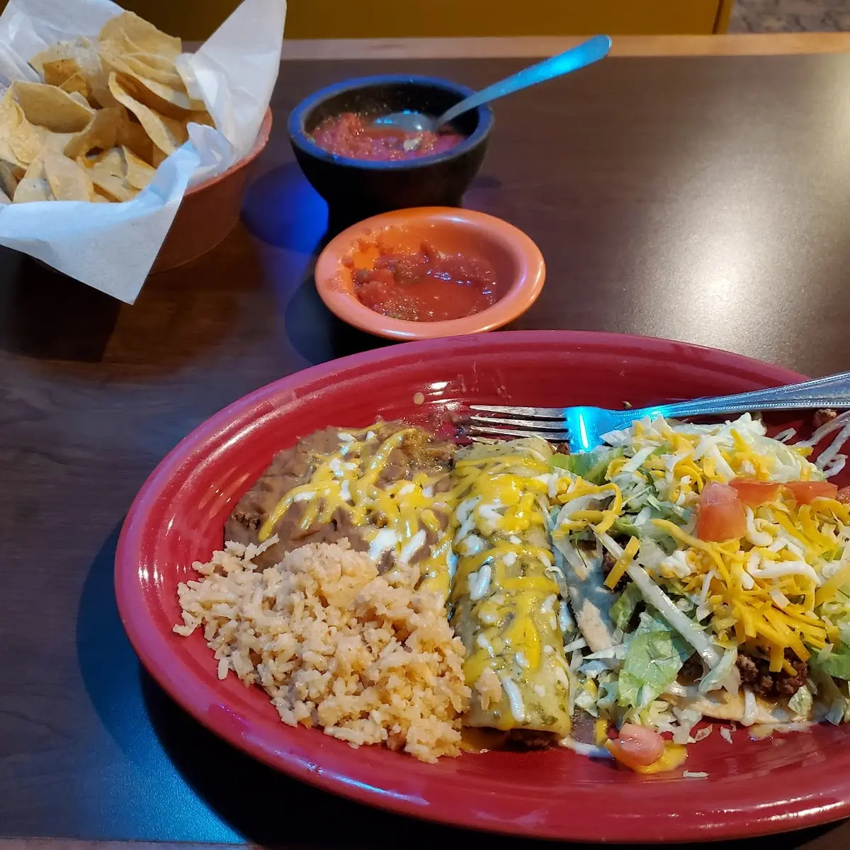 Green Chile Enchiladas
