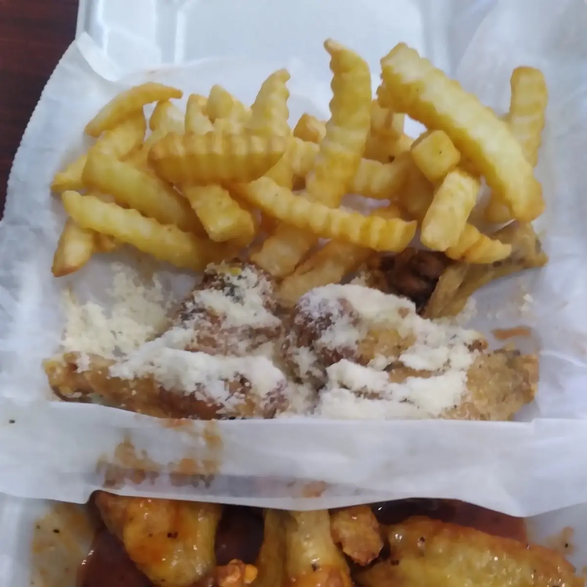 Mix and Match Wings with Fries