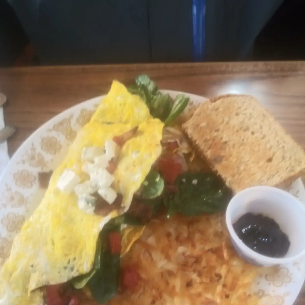 Blue Cheese Omelet