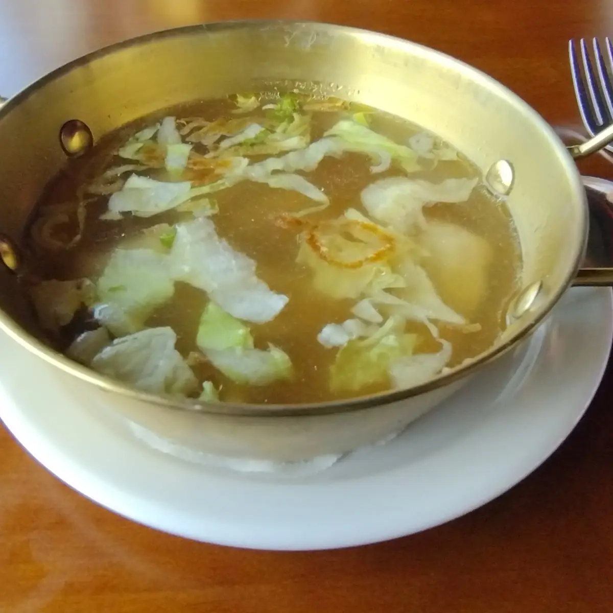 Chicken Wonton Soup with Bok Choy & Green Onion, Republik Asian Eatery And Bar - Windsor