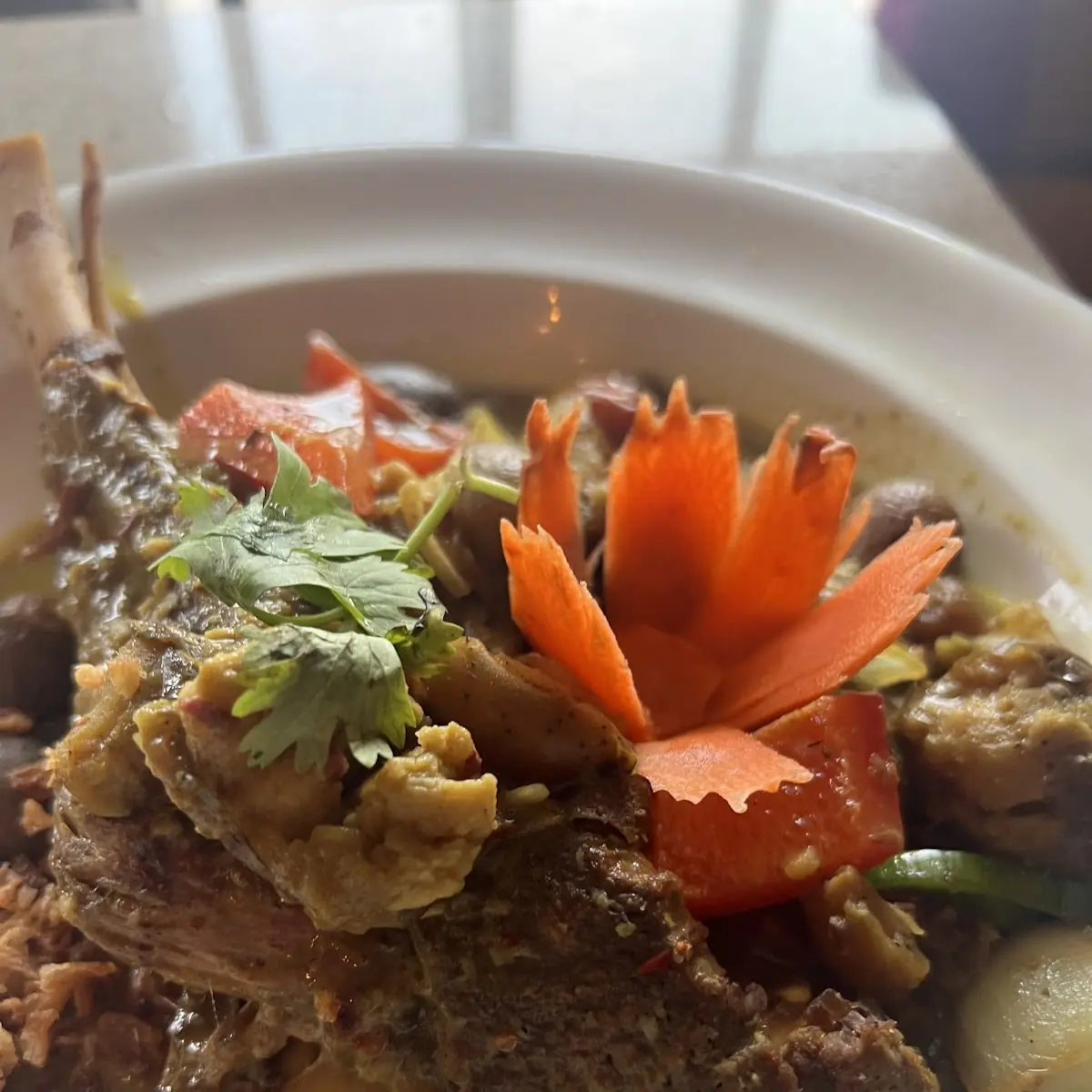 Lambshang Curry Fried Rice Pilaf, Dolci Thai Bistro