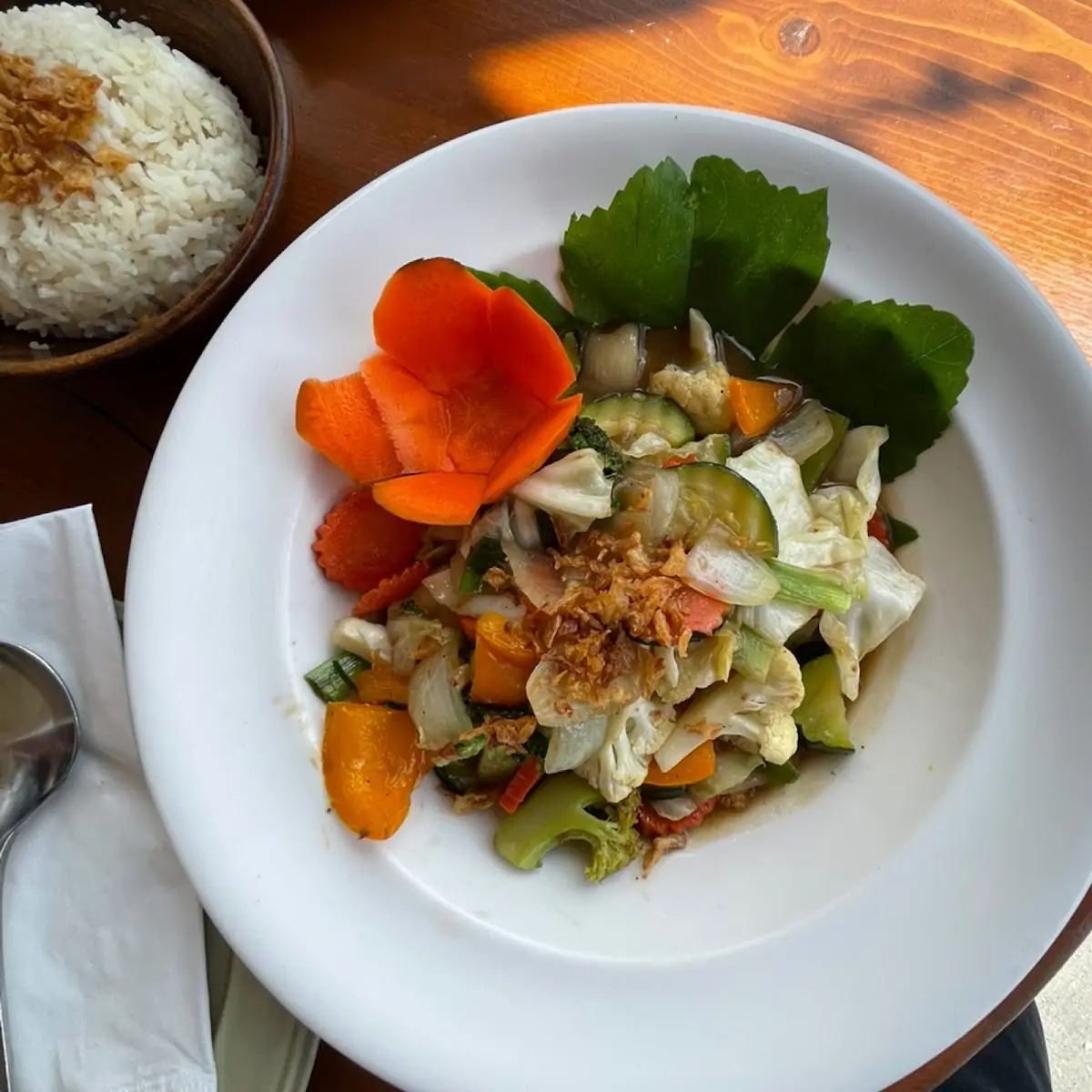 Vegetable Stir-Fry, Dolci Thai Bistro