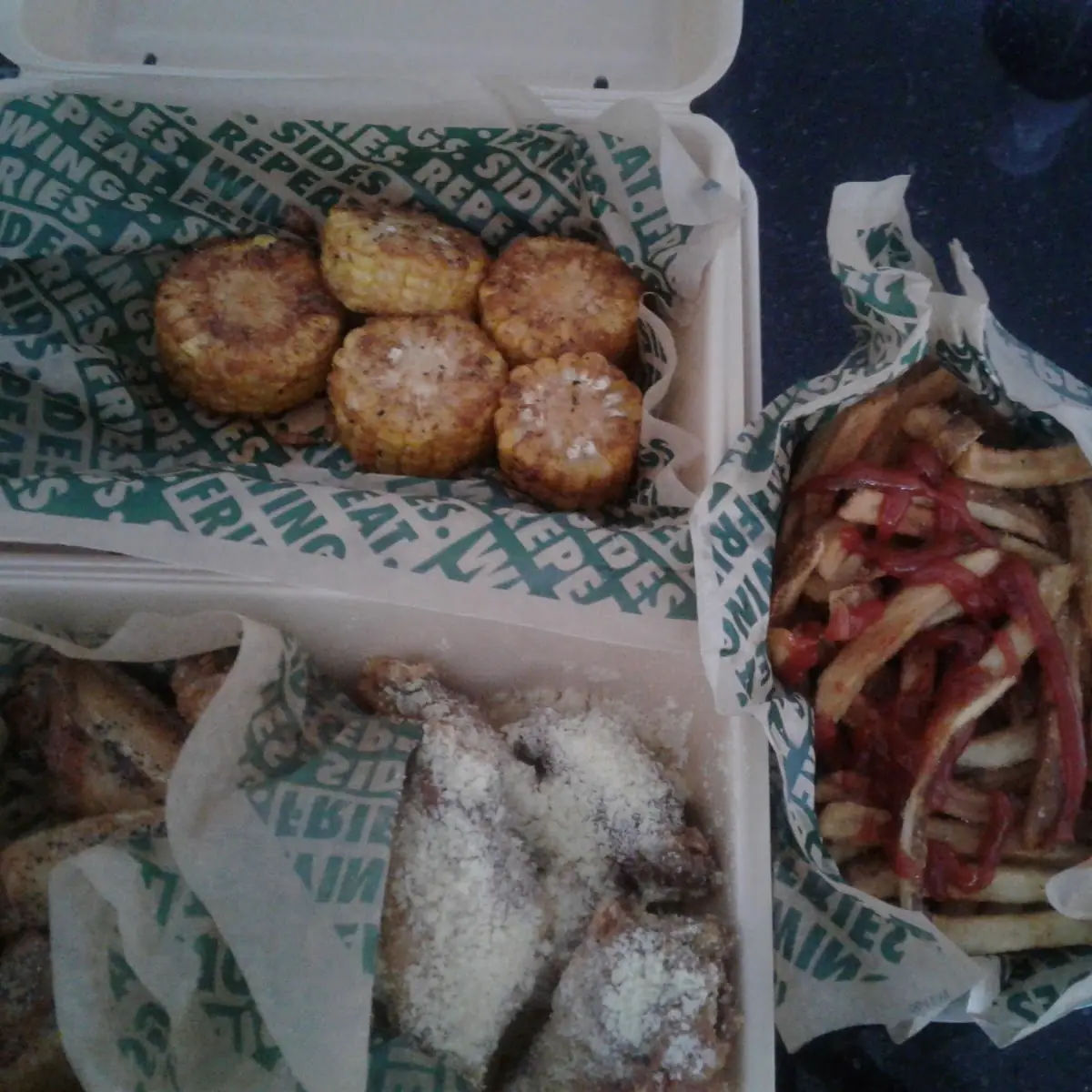 Lemon Pepper Wing Dinner