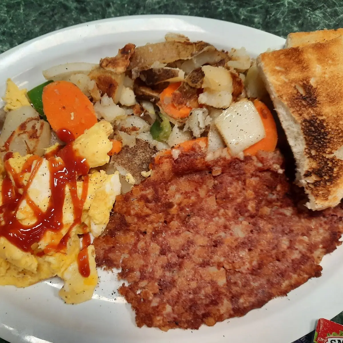 Corned Beef Hash and Eggs
