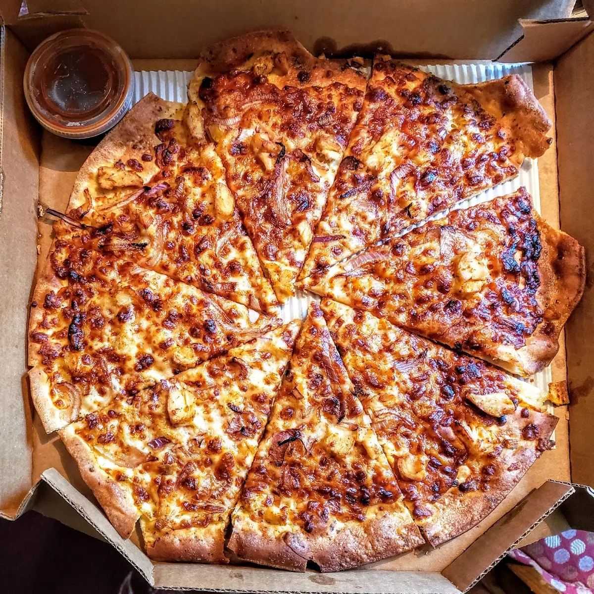 BBQ Chicken Thin Crust Pizza from Pizza Hut