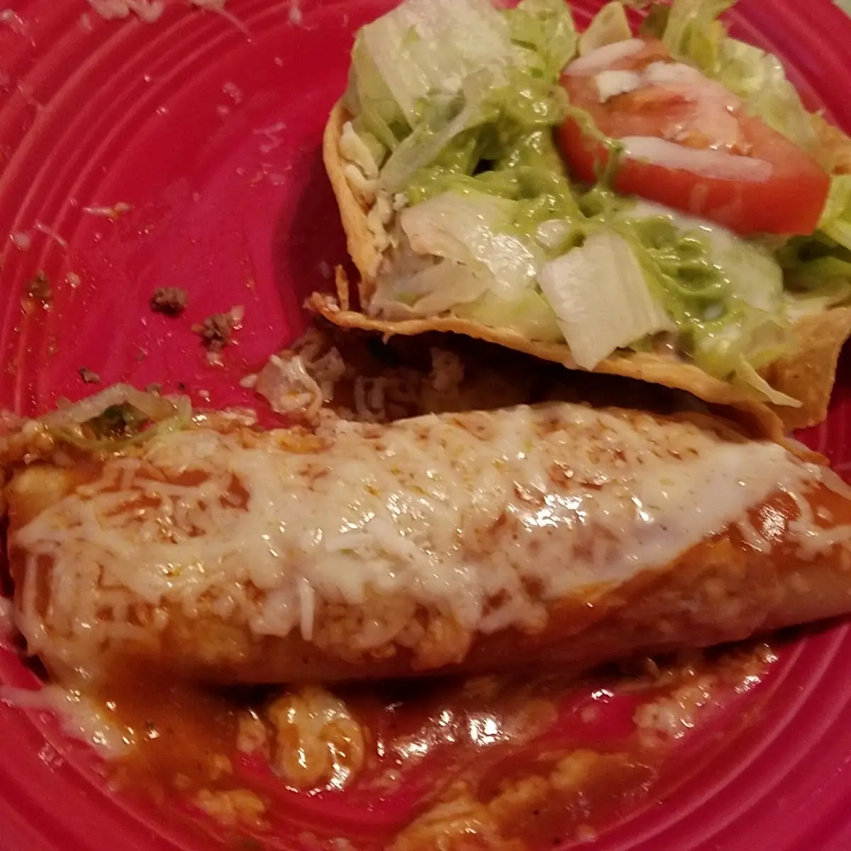 One Chile Relleno One Enchilada & One Taco