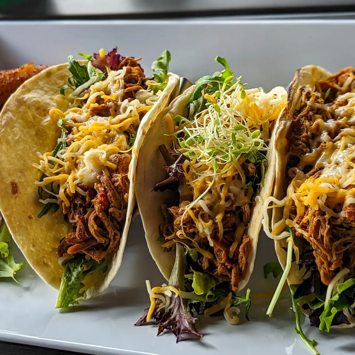 Ropa Vieja Soft Tacos